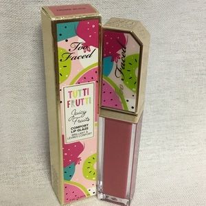 Too faced tutti frutti lip glaze “home slice” NEW